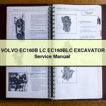 Volvo EC160B LC EC160BLC Excavator Service Repair Workshop Manual PDF