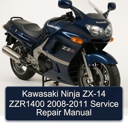 2008-2011 Kawasaki Ninja ZX-14 ZZR1400 Service Repair Workshop Manual PDF