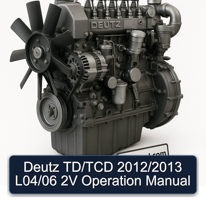 2012-2013 Deutz 2012 Td/tcd / L04/06 2V Operation Service Repair Workshop Manual PDF