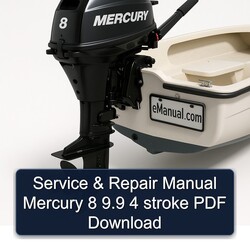 Mercury 8 9.9 4 Stroke Service Repair Workshop Manual PDF
