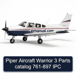 Piper Aircraft Warrior 3 761-897 IPC Parts Catalog PDF