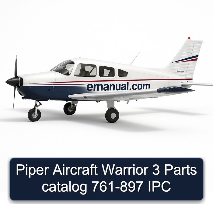 Piper Aircraft Warrior 3 761-897 IPC Parts Catalog PDF