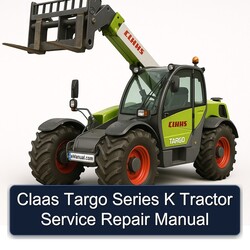 Claas Targo Series K Tractor Service Repair Workshop Manual PDF