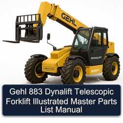 Gehl 883 Dynalift Telescopic Forklift Illustrated Master Parts Catalog PDF