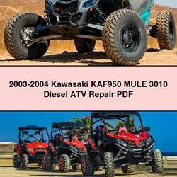 2003-2004 Kawasaki KAF950 Mule 3010 Diesel ATV Service Repair Workshop Manual PDF