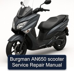 Burgman AN650 scooter Service Repair Manual 