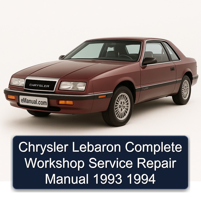 1993-1994 Chrysler Lebaron Service Repair Workshop Manual PDF