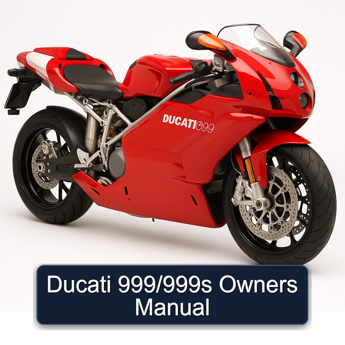 Ducati 999 /999s Owners Owner's Manual PDF