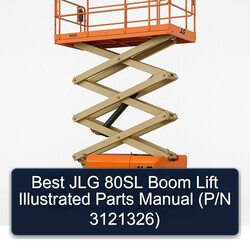 Best JLG 80SL Boom Lift Illustrated Parts (p/n 3121326) Catalog PDF