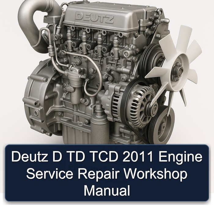 2011 Deutz D TD TCD Engine Service Repair Workshop Manual PDF