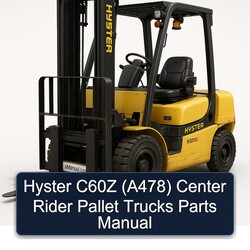 Hyster C60Z (A478) Center Rider Pallet Trucks Parts Catalog PDF