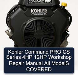 Kohler Command Pro Models CS Series 4HP 12HP All Covered Service Repair Workshop Manual PDF