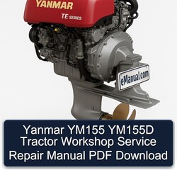 Yanmar YM155 YM155D Tractor Service Repair Workshop Manual PDF