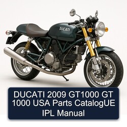 2009 Ducati 1000 GT1000 GT USA IPL Parts Catalog PDF