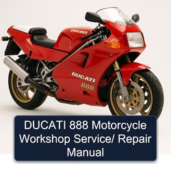 Ducati 888 Motorcycle / Service Repair Workshop Manual PDF