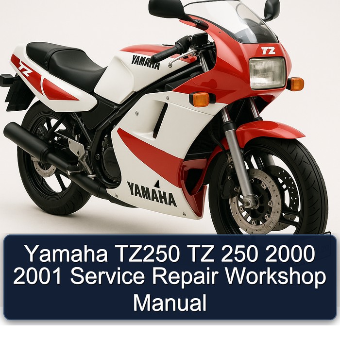 2000-2001 Yamaha TZ Models TZ250 250 Service Repair Workshop Manual PDF
