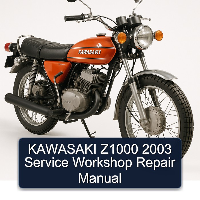 2003 Kawasaki A Series Z1000 Service Repair Workshop Manual PDF