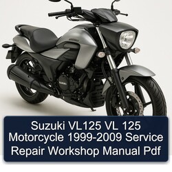 1999-2009 Suzuki VL125 VL 125 Motorcycle Service Repair Workshop Manual PDF