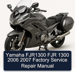 2006-2007 Yamaha FJR Models FJR1300 1300 Service Repair Workshop Manual PDF