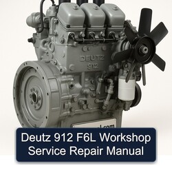 Deutz 912 F6L Service Repair Workshop Manual PDF