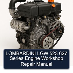Lombardini LGW 523 627 Series Engine Service Repair Workshop Manual PDF