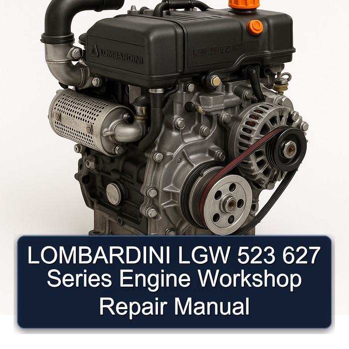 Lombardini LGW 523 627 Series Engine Service Repair Workshop Manual PDF