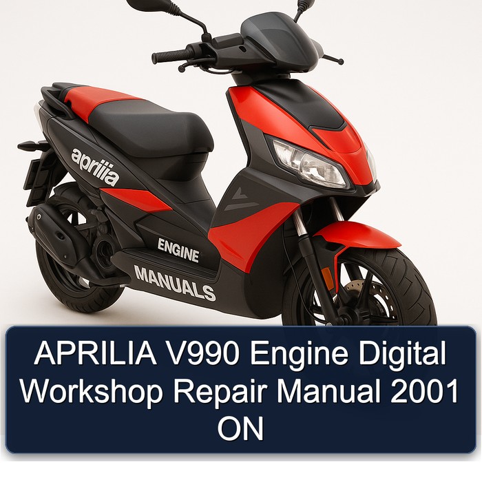 2001 Aprilia V990 Engine Digital ON Service Repair Workshop Manual PDF