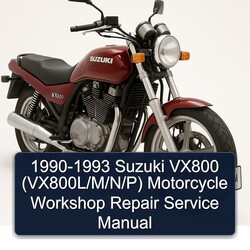 1990-1993 Suzuki Vx800 (vx800l/m/n/p) Motorcycle Service Repair Workshop Manual PDF