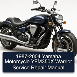 1987-2004 Yamaha Warrior Motorcycle YFM350X Service Repair Workshop Manual PDF