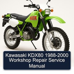 1988-2000 Kawasaki KDX Models KDX80 Service Repair Workshop Manual PDF