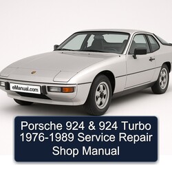 Porsche 924 & 924 Turbo 1976-1989 Service Repair Shop Manual 