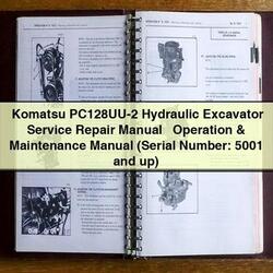 Komatsu Pc128uu-2 Hydraulic Excavator Operation (serial Number: 5001 Up) Service Repair Workshop Manual PDF