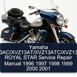1996-2001 Yamaha Royal Star Venture Xvz13a/xvz13ac/xvz13at/xvz13atc/xvz13lt/xvz13ltc Service Repair Workshop Manual PDF