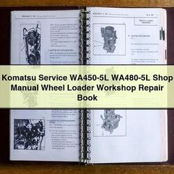 Komatsu WA450-5L WA480-5L Shop Wheel Loader Book Service Repair Workshop Manual PDF