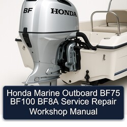Honda Marine Outboard BF75 BF100 BF8A Service Repair Workshop Manual PDF