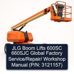 JLG Boom Lifts 600SC 660SJC Global / (p/n: 3121157) Service Repair Workshop Manual PDF