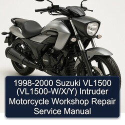 1998-2000 Suzuki Intruder VL1500 (vl1500-w/x/y) Motorcycle Service Repair Workshop Manual PDF