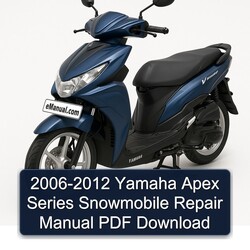 2006-2012 Yamaha Apex Series Snowmobile Repair Manual PDF Download