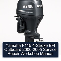 2000-2005 Yamaha F115 4-stroke EFI Outboard Service Repair Workshop Manual PDF
