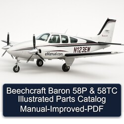 Beechcraft Baron 58P 58TC Illustrated -improved Parts Catalog PDF
