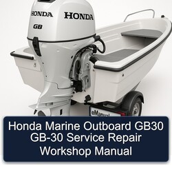 Honda Marine Outboard GB30 GB-30 Service Repair Workshop Manual PDF