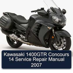 2007 Kawasaki Concours Models 1400GTR 14 Service Repair Workshop Manual PDF