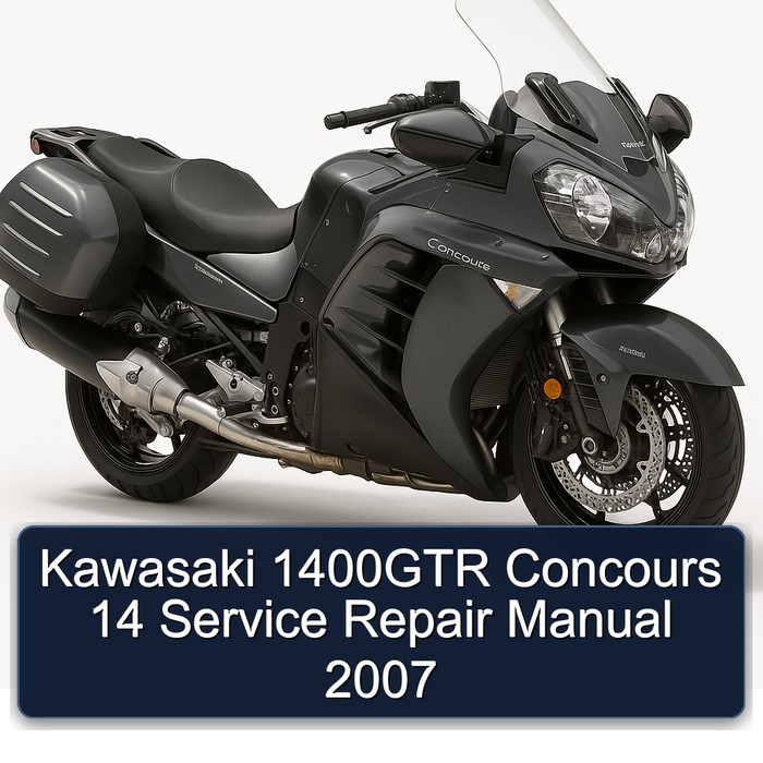 2007 Kawasaki Concours Models 1400GTR 14 Service Repair Workshop Manual PDF