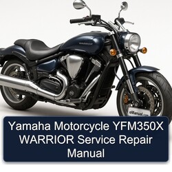 Yamaha Motorcycle YFM350X WARRIOR Manual de servicio y reparación 