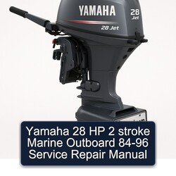 1984-1996 Yamaha 28 HP 2 Stroke Marine Outboard Service Repair Workshop Manual PDF
