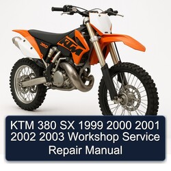 1999-2003 KTM 380 SX Service Repair Workshop Manual PDF