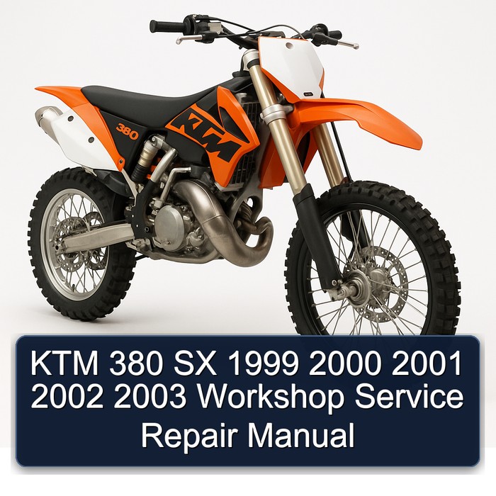 1999-2003 KTM 380 SX Service Repair Workshop Manual PDF