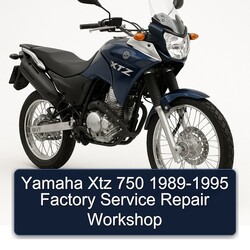 1989-1995 Yamaha XTZ Models 750 Service Repair Workshop Manual PDF