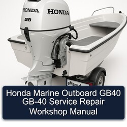Honda Marine Outboard GB40 GB-40 Service Repair Workshop Manual PDF
