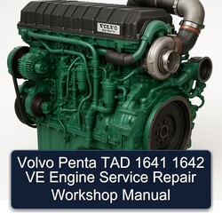 Volvo Penta TAD 1641 1642 VE Engine Service Repair Workshop Manual PDF